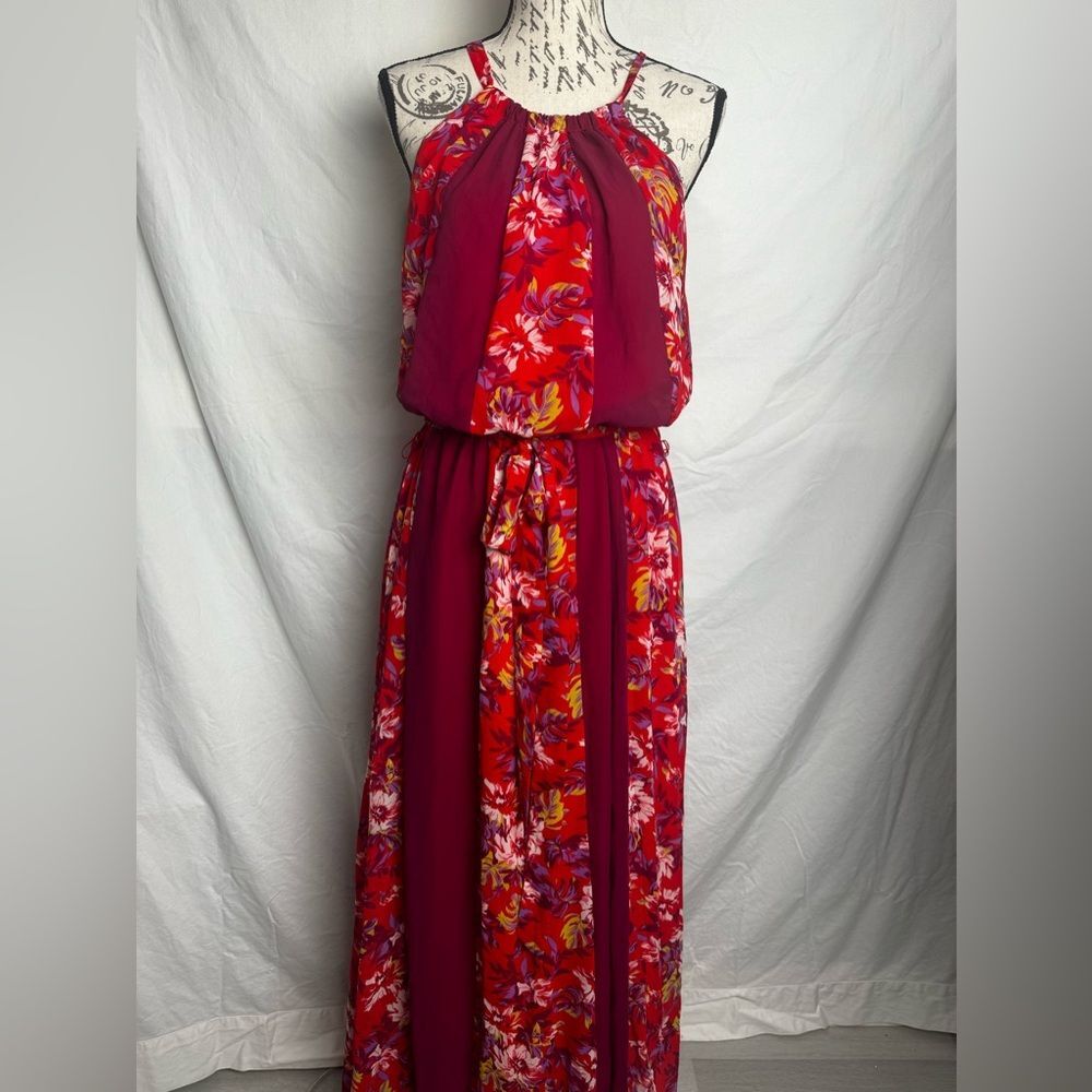 ModCloth Elegant Chiffon Maxi Dress. Size XL - Picture 9 of 13